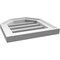 Ekena Millwork Octagonal Top Surface Mount PVC Gable Vent w/ 2"W x 1-1/2"P Brickmould Frame, 14"W x 14"H GVPOT14X1402SF - alternate 2